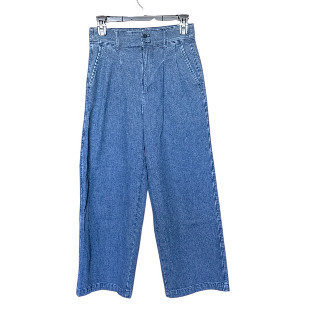 Madewell Women's Wide Leg Jeans Blue Wash High Waist size 00